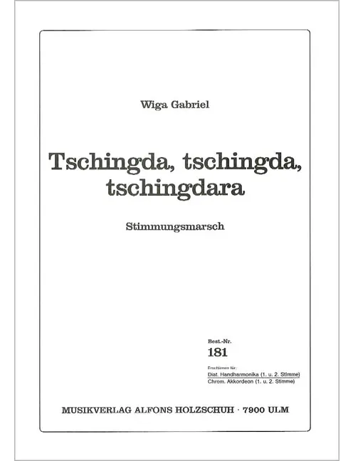 Tschingda Tschingda Tschingdara